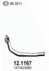 PEUGE 1705E2 Exhaust Pipe